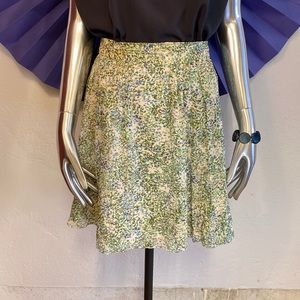 J Crew Silk Mini Skirt, 0